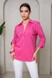 Pink nyári női ing blúz
