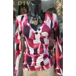 Bordó átlapolt őszi női elegáns hosszú ujjú felső Bordó átlapolt őszi női elegáns hosszú ujjú felső