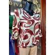 Barna mintás női elegáns tunika felső Barna mintás női elegáns tunika felső