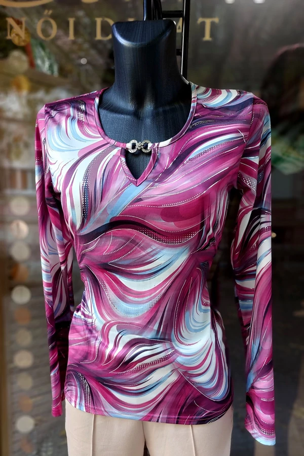 Gaialy alkalmi bordó női felső